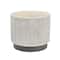 5.9&#x22; Gray Stripe Ceramic Pot by Ashland&#xAE;